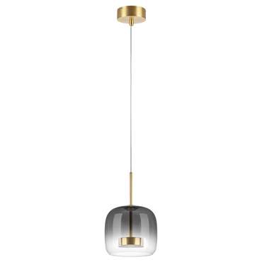 Люстра CUPOLA LED 9W 450LM ЗОЛОТО/ДЫМЧАТЫЙ 3000K