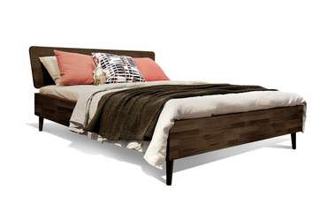 Кровать Ирвинг 180х200 темно-коричневого цвета без основания