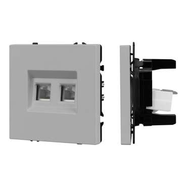 Розетка Nobe 059451 (пластик, цвет никель)