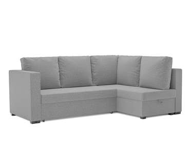 Угловой диван-кровать Мансберг серого цвета 
