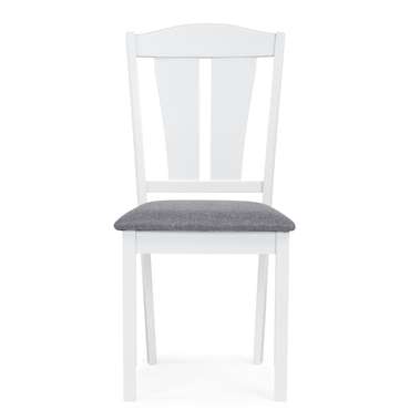 Обеденный стул Bert из массива белого цвета