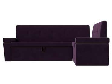 Угловой диван-кровать Деметра фиолетового цвета правый угол