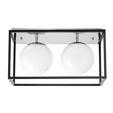 Потолочный светильник Lumina Deco Maldini LDC 8060-2 CHR+BK