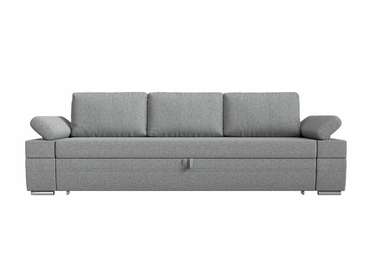 Прямой диван-кровать Канкун серого цвета