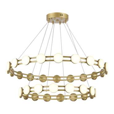 Светильник подвесной ST-Luce золотистый/белый LED 1*70W 4000K MONRO