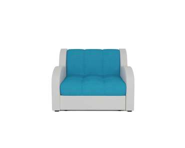 Кресло-кровать Барон сине-белого цвета