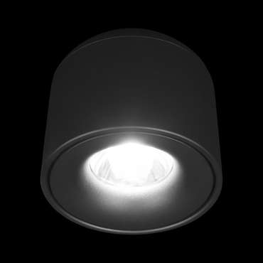 Накладной светильник Tictac 10219 Black 4000K (металл, цвет черный)