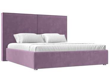 Кровать Аура 160х200 с подъемным механизмом сиреневого цвета
