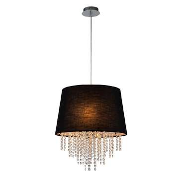 Подвесной светильник Charm 652/3S Black (ткань, цвет черный)