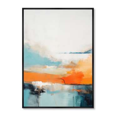 Репродукция картины на холсте Landscape collection, Kamchatka, No 1, 2024г.