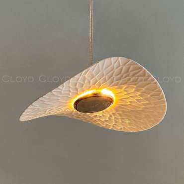Подвесной светильник Cloyd FLOPPY P1 / ?20 см - керамика - золото