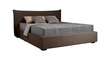 Кровать с подъемным механизмом Mainland 140х200 темно-серого цвета