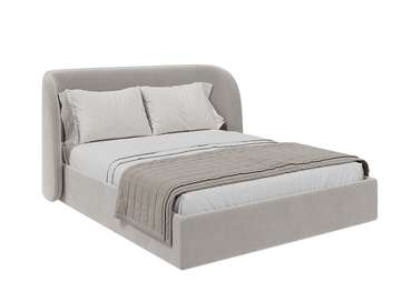 Кровать Classic 160х200 серого цвета с подъемным механизмом