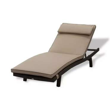 Набор шезлонгов со столиком Авиано бежевого цвета