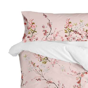 Набор из двух наволочек Chinoiserie 45x110 розового цвета