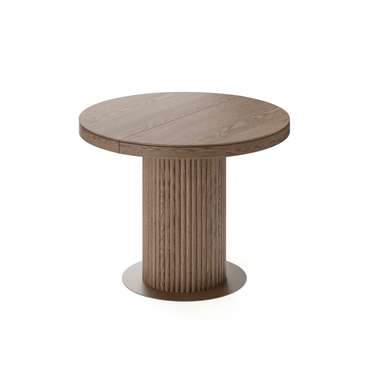 Раздвижной обеденный стол Меб L коричневого цвета