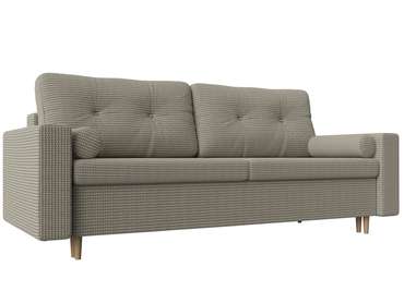 Прямой диван-кровать Белфаст серо-бежевого цвета