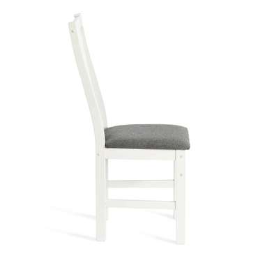 Обеденный стул Sweden бело-серого цвета