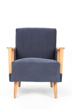 Кресло Theodore темно-синего цвета