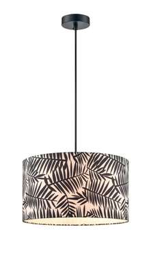 Подвесной светильник Simonetta черно-белого цвета