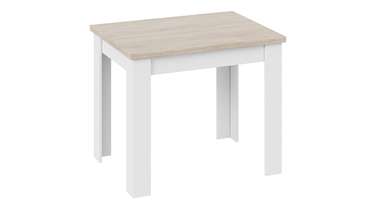 Раздвижной обеденный стол Промо тип 3 цвет Белый, Дуб Сонома светлый