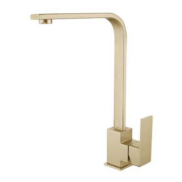 Смеситель для кухни Fmark FS8132C золотого цвета