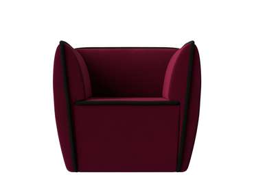 Кресло Бергамо бордового цвета