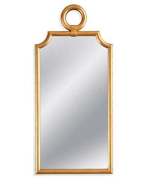 Настенное зеркало Пьемонт в раме золотого цвета  
