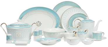 Столовый сервиз Turquoise Veil на 6 персон (67 предметов) 