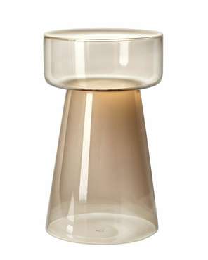 Приставной столик Флумс 30 серо-коричневого цвета 