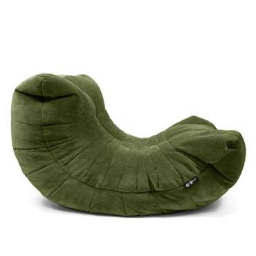 Бескаркасное кресло Кокон зеленого цвета