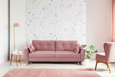 Диван-кровать Калгари розового цвета