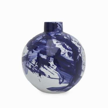 Ваза Globe S синего цвета