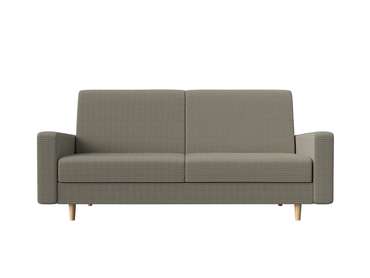 Прямой диван-кровать Бонн серо-бежевого цвета