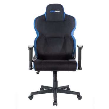Игровое компьютерное кресло Unit Fabric Upgrade черно-синего цвета