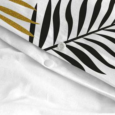 Пододеяльник Blanc Foliage 180х220 белого цвета