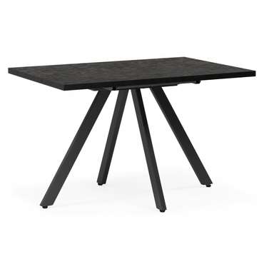 Раздвижной обеденный стол Keon 77х116 черного цвета