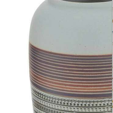 Фарфоровая ваза H22 коричнево-бежевого цвета