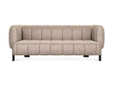 Диван Cassis бежевого цвета с черными ножками