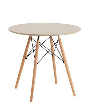 Обеденный стол Dsw Eames бежевого цвета