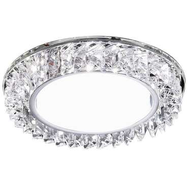 Встраиваемый светильник GX53 LED G255 CH (стекло, цвет прозрачный)