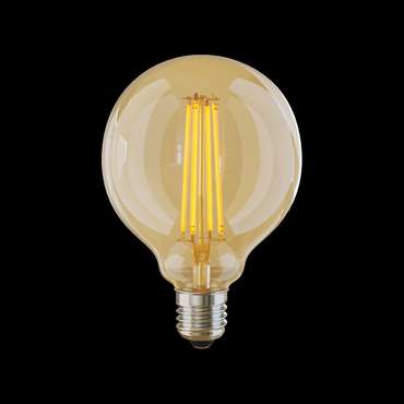 Лампа светодиодная Globe шар золотого цвета