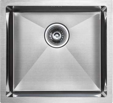 Кухонная мойка прямоугольная Paulmark Marx 48х44 см цвета хром