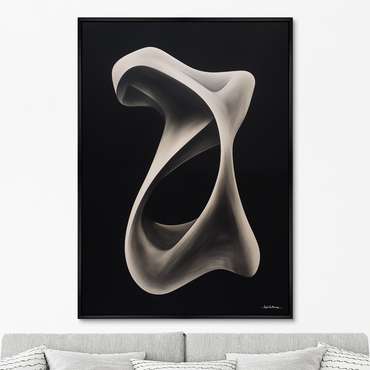 Репродукция картины Streamlined shapes, No 1, 2024г.