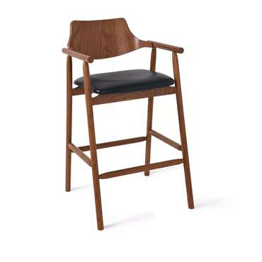 Барный стул Viggo коричнево-черного цвета