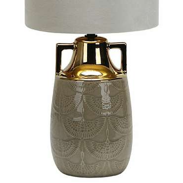Настольная лампа Athena 10201/L Beige (ткань, цвет белый)