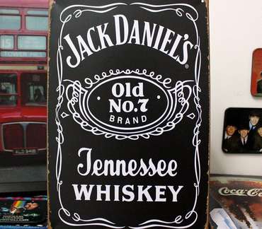 Табличка "Jack Daniels"