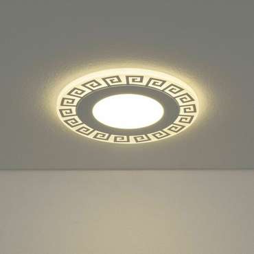 Встраиваемый потолочный светодиодный светильник Grik M белого цвета