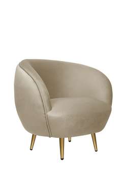 Кресло Benee бежевого цвета