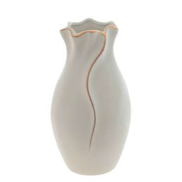 Фарфоровая ваза М белого цвета